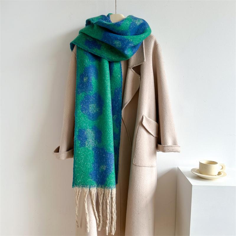 New  Cashmere Scarf Shawl Thicked  Warm Blanket Long Tassels Soft Shawls Neck Wraps Pashmina Scarves Ladies' Luxury Scarf