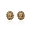 MELA BIANCA Anna Cameo Earrings M