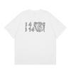 Digital Print MM6 Cotton T-Shirt Men Women Short Sleeve Casual Top 230g