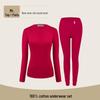 YierShuang Women's 100% Cotton Thermal Underwear Set