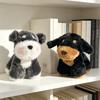 Cute Plush Toy of A Realistic Little Dog, Such As A Corgi or Shiba Inu.Cute Plush Toy of A Realistic Little Dog, Such As A Corgi or Shiba Inu