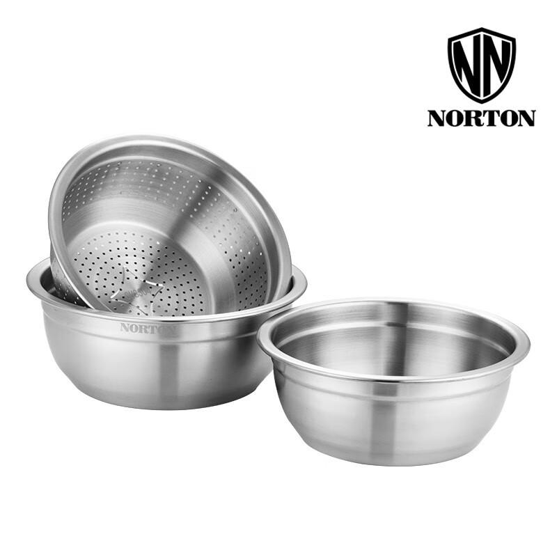 NORTON Stainless Steel Mixing Bowl Set