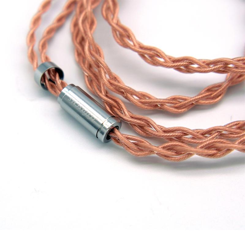 FAAEAL Fülhallgató Kábel 3.5/2.5/4.4mm Csere Fejhallgató Vezeték MMCX/2Pin 0.78mm Upgrade Kábel BLON Moondrop TANGZU TRN SE535-höz