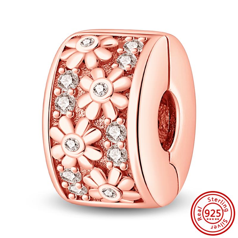 S925 Sterling Silver Mom Rose Print Pave Paw Sun Moon Vulture Butterfly Dangle Bead Fit Original  Bracelet Jewelry Making