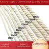 Multi-Strand Cotton Rope: DIY, Decorative, Pet Toy, Thick Three-Strand Twist