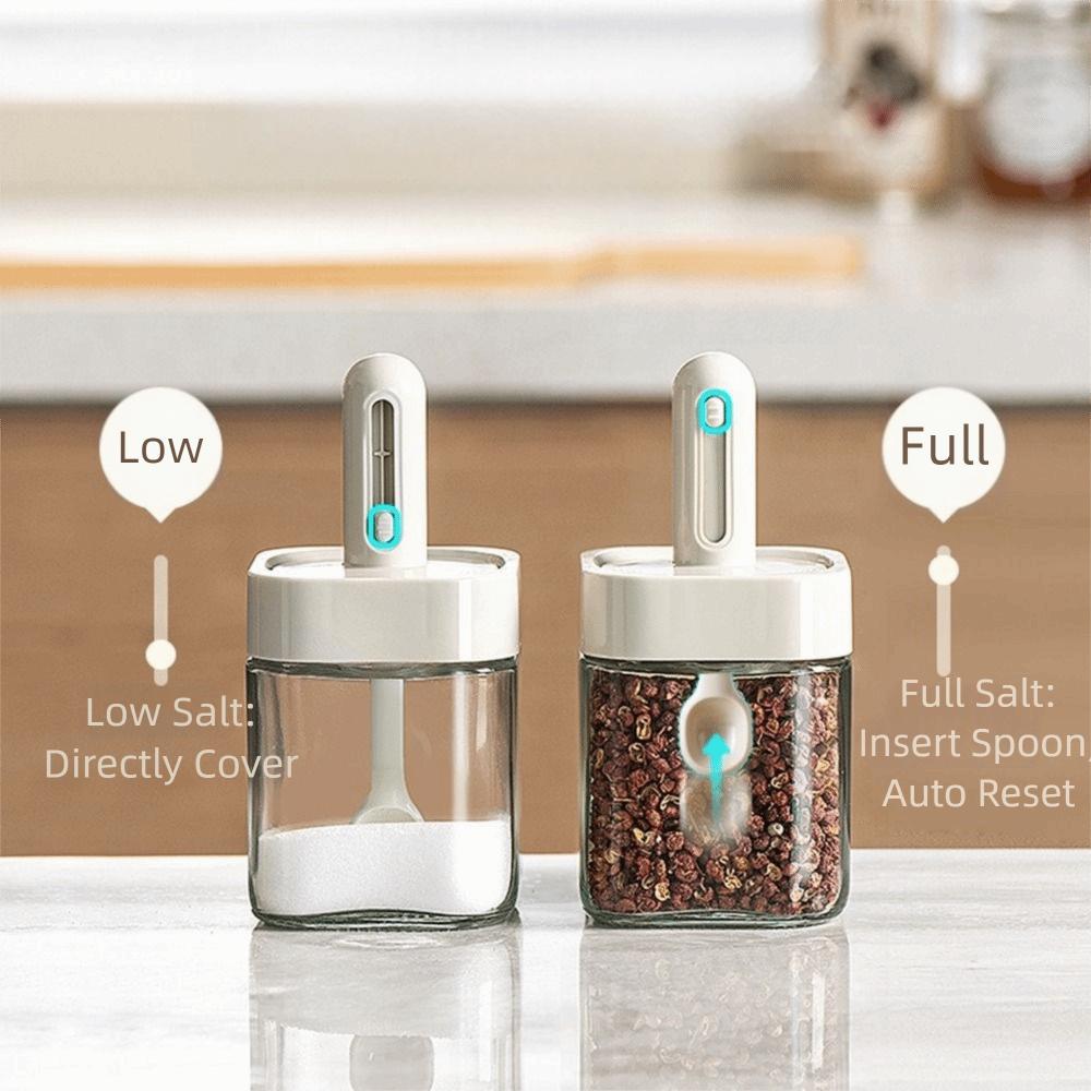 3Pcs Sealed Salt Storage Box Moisture-Proof Salt Container Sugar Storage Pots for Home