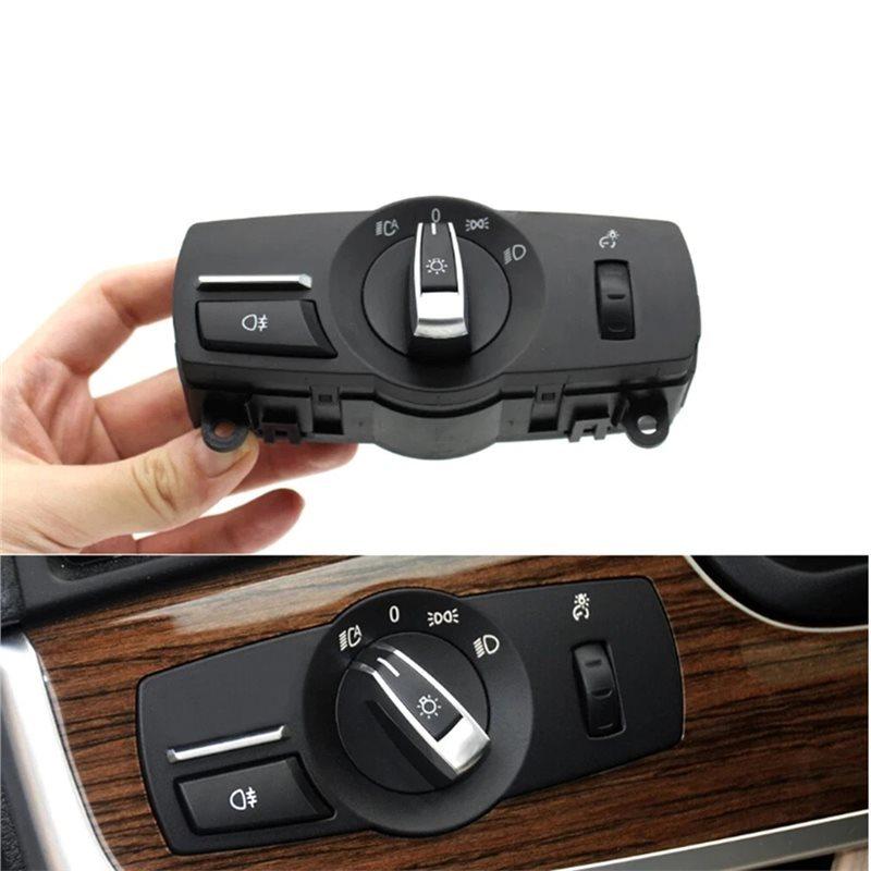 Car Headlight Button Switch Control Assembly 61319204067 For BMW F10 F11 F01 F06 X3 F25 Headlights