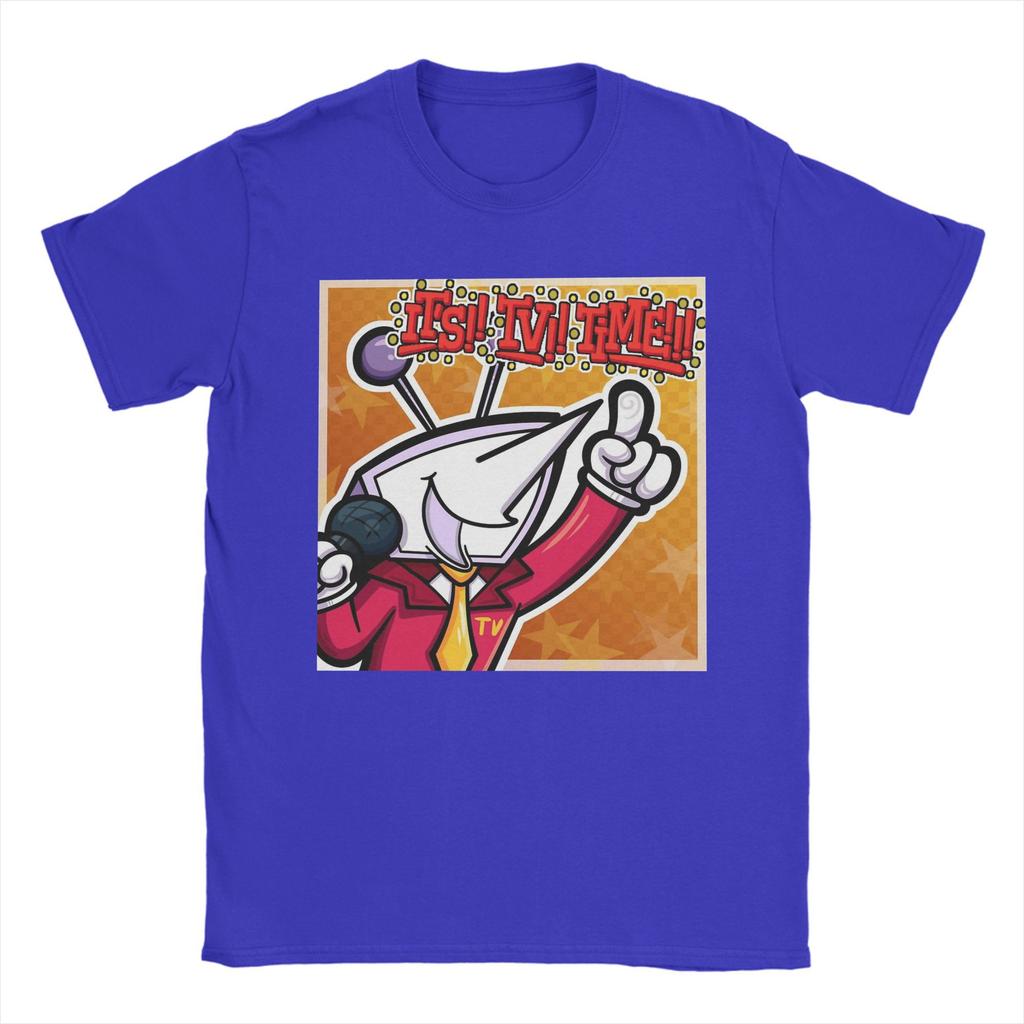 Men Deltarune Tenna It's TV Time T Shirt Cotton Clothes Novelty Short Sleeve O Neck Tee Shirt Printed T-Shirts