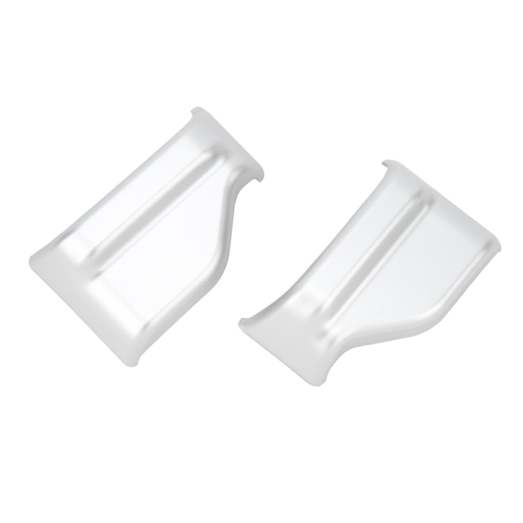 2Pcs Seat Belt Buckle Cover Trim Cap Matt Plated Protective Stylish High Hardness Replacement for Benz Vito W447