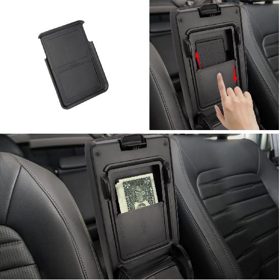 Carwiner 3PCS Center Console Organizer Compatible With -2025 Honda CRV Accessories Armrest Hidden Drawer Storage Box For 2024 Honda CR-V Accessories