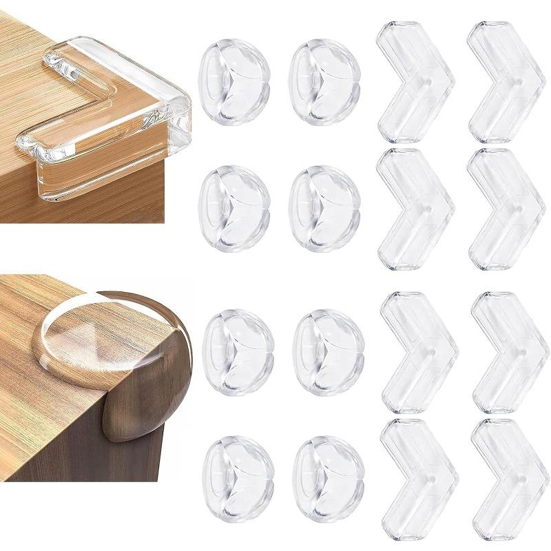 

8 PCS Baby Corner Edge Protectors для гострих кутів і країв столу L-shape(8 pcs)