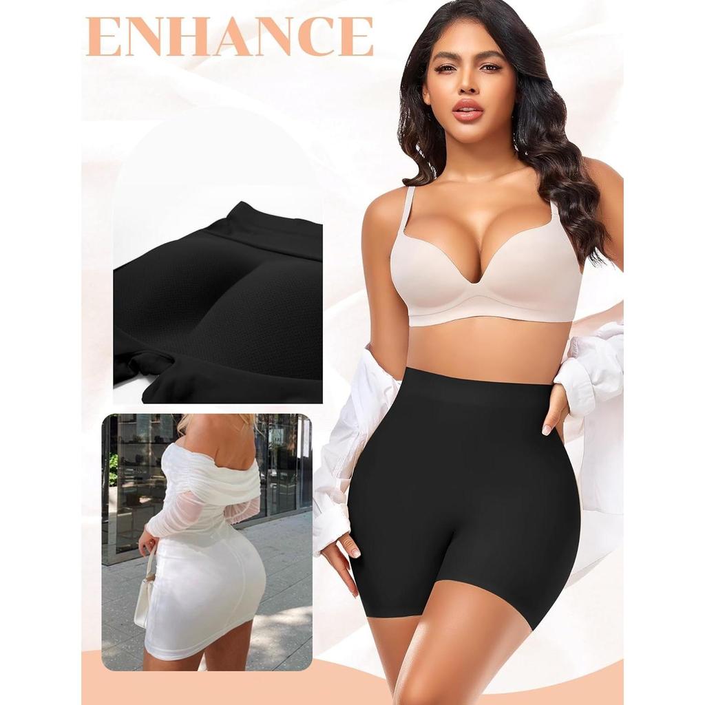 Butt Lifter Panties for Women Fake Ass Padded Underwear Seamless Hip Enhancer Shorts Booty Lifting Panty High Waisted Tummy Control Shapewear
