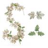 DIY Craft Artificial Maple Leaf Garland Hanging Vine Fall Foliage Garland  Indoor Winding Decor