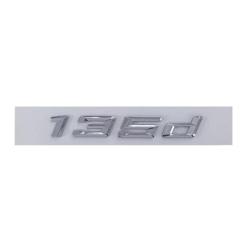 ABS 3D Car Rear Trunk Letter Badge Emblem Exterior for BMW 116d 118d 120d 125d 135d 218d 220d 240d Auto Modification Accessories