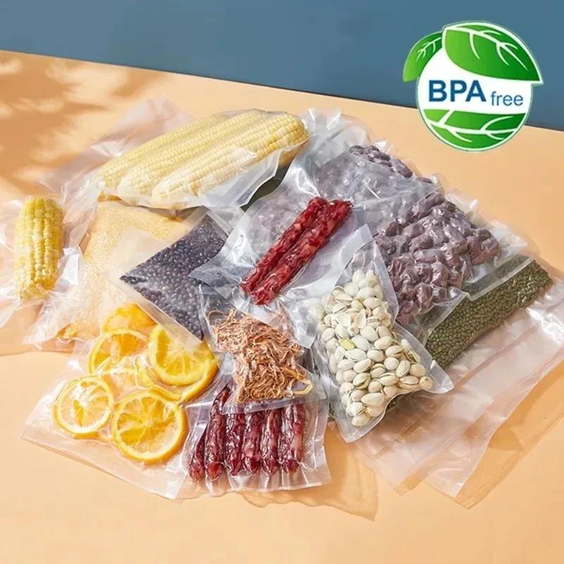 100pcs Vacuum Packaging Bags Empty Food Vacuum Bags Vacuum Sealing Bags Vacuums Sealer Bag for Food Vacuums Packed Bags 100pcs