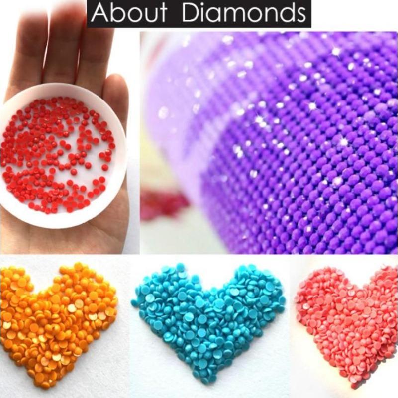 Round Diamond 5D DIY Diamond Painted Rose "Halloween with Cats" Embroidery Cross Stitch Mosaic Decoration Gift