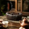 Imitation Stone Incense Burner Home Antique Pan Incense Burner Line Incense Aicao Agarwood Incense Burner Mosquito Coil Holder 7