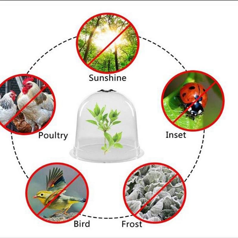 Transparent Plant Propagation Cover Seedling Nursery Cover Lightweight Plant Dome For Landscape Nursery Balcony Greenhouse