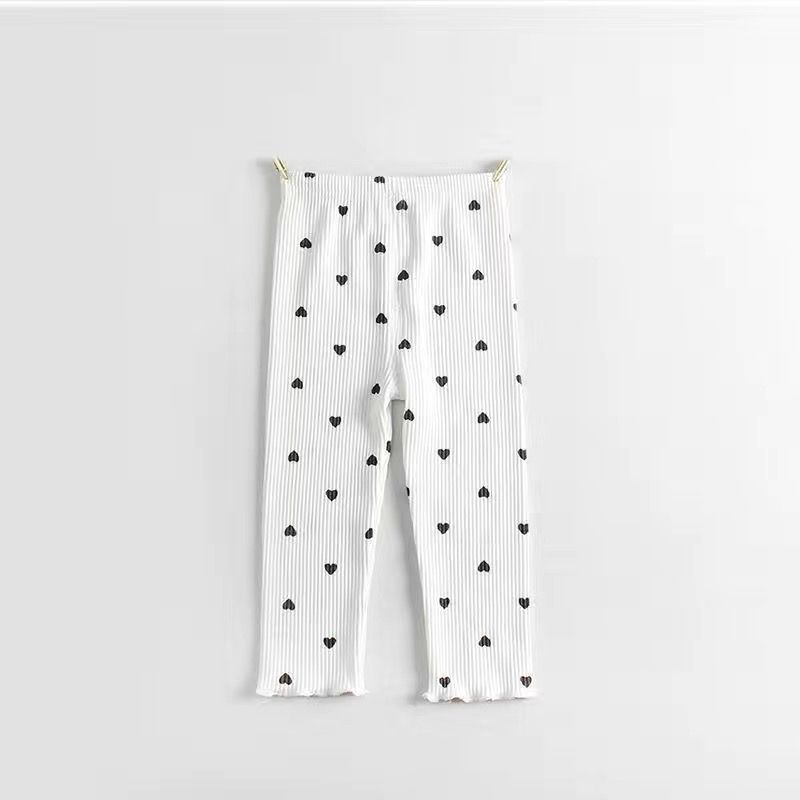 

Леггинсы для девочек Весенние детские эластичные брюки Весенние брюки для девочек Тонкие брюки 90