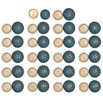 Pečetní vosk Pečetidlo Číselná řada Pečetidlo na vosk pro DIY Obálka Svatební oznámení Přání Scrapbooking Dopis