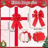 Christmas Cabinet Big Bows Large Door Lace Christmas Tree Bow Ribbon Red Bow