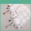 Retro Pearl Pendant Necklace For Ladies Fall Winter With Gold Plating Style