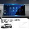 For Honda Civic -2025 Navigation Screen HD Tempered Glass Protector Dashboard Display Screen Protection Accessories Set