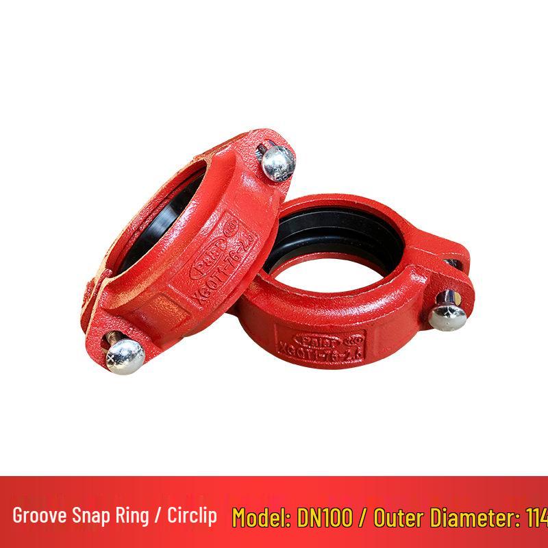 Firefighting Grooved Clamp Reducing Tee Fittings