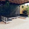 Vidaxl 10-Cz. Garden Lounge Set, With Cushions, White