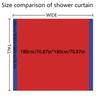 1 Piece Shower Curtain Set - Cute Otter Digital Print Art Pattern, Polyester Fabric With Hooks, Shower Curtain Decoration