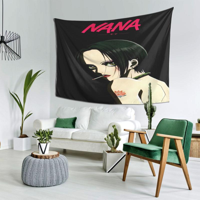 VIKAMA Osaki Nana Tapestry NANA Anime Dark Wind Fan Decoration Living Room Background Wall Room Decoration