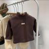 Kinder Mädchen Unterhemd Neu Warm Kinder T-Shirt mit Unterteil Baby Jungen Plüsch Verdickte Kleidung