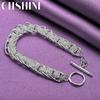 CHSHINE 925 Sterling Silver Men Exquisite Wheel Chain Bracelet For Women Wedding Party Fashion Charm Jewelry
