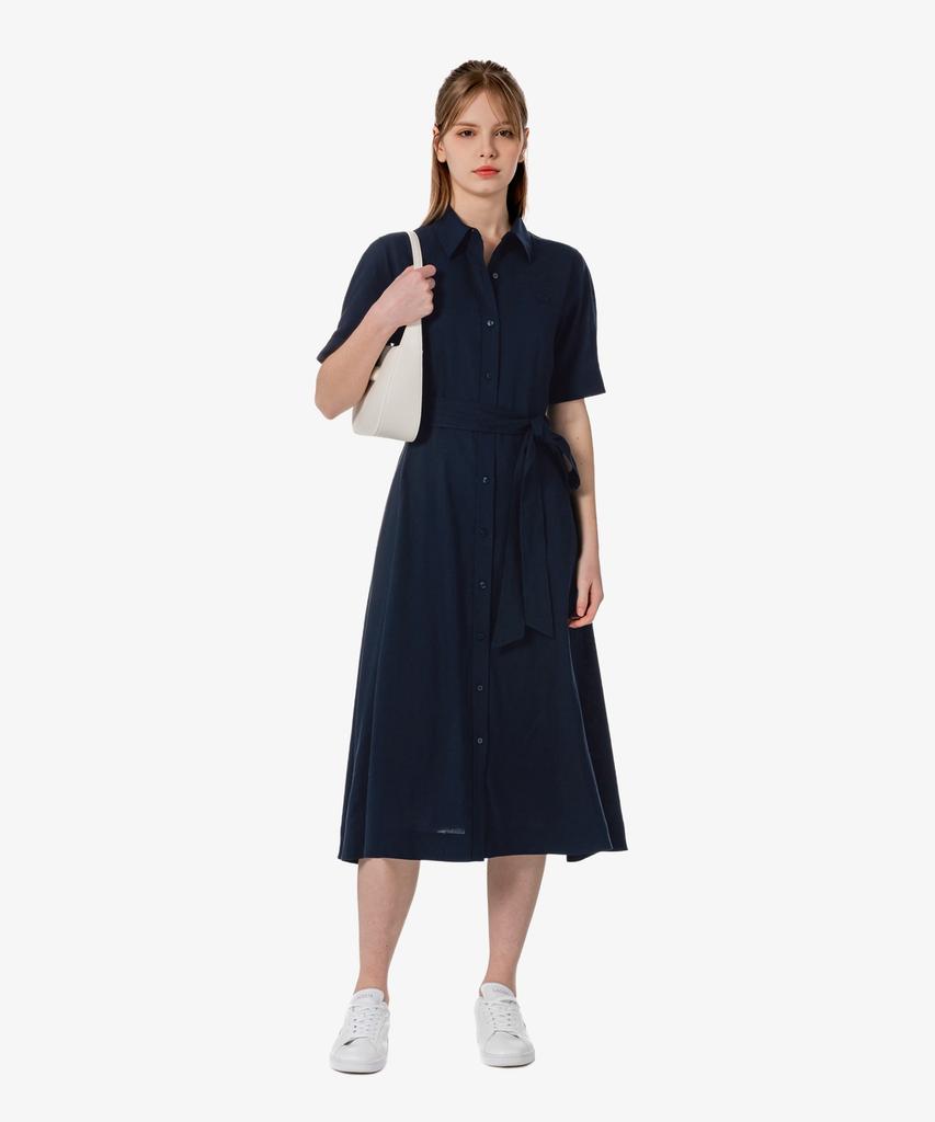 LACOSTE Women'S Linen Shirt Dress Ef319E-56G 166
