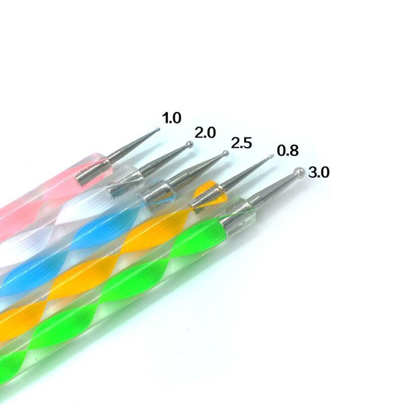 5-teiliges Dotting-Tools-Set für Nail Art, Prägestift zum Malen