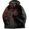 Li Ning Comfortable Casual Hooded Down Jacket Men Outerwear Black AYMT067-4