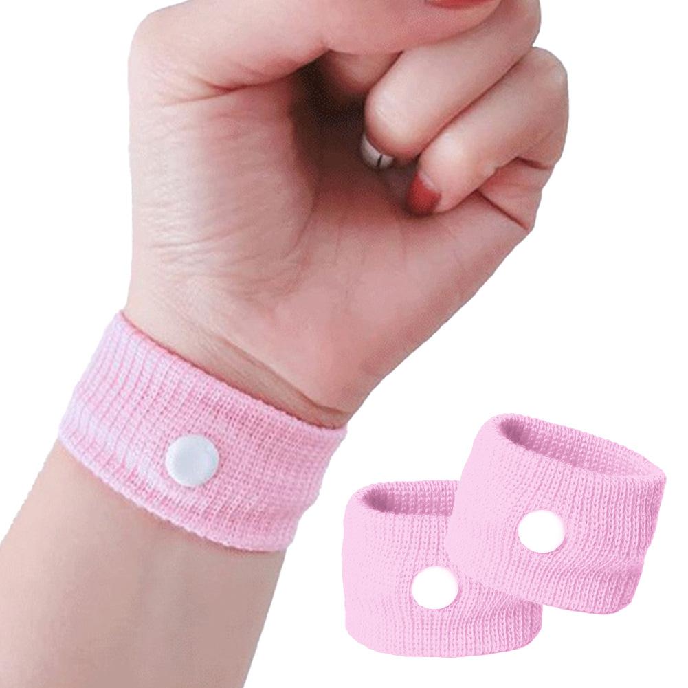 1Pair Sports Safety Wristbands Wrist Support Carsickness Seasick Anti Motion Sickness Wrist Bands Anti Nausea Wristbands