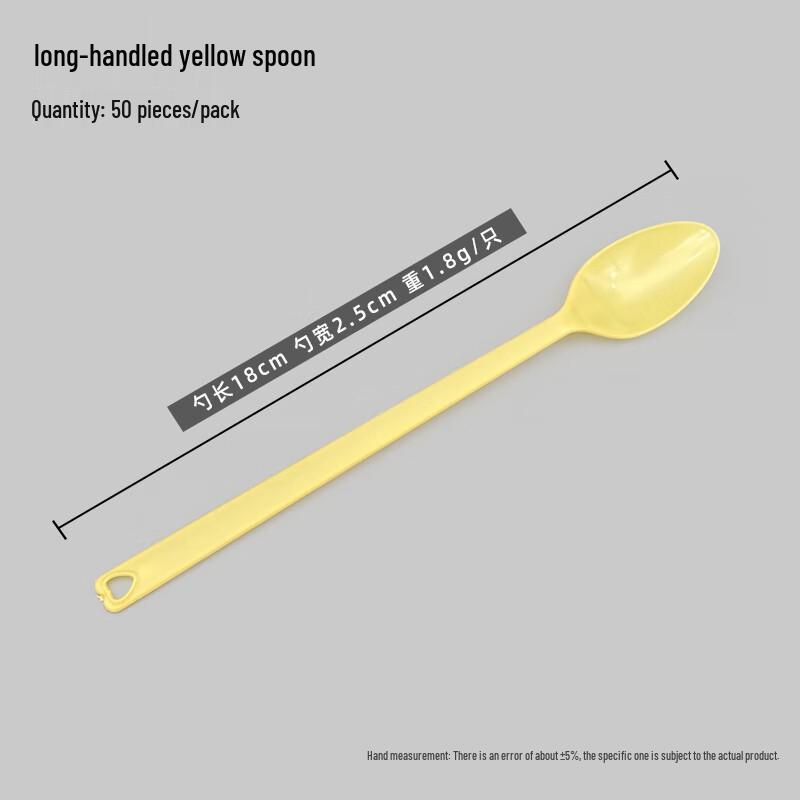 Пластиковые ложки желтые оптом