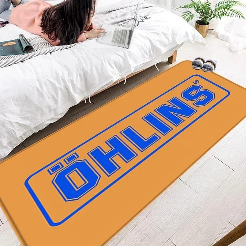 Modern Motorcycle Flannel Carpets Balcony Corridor and Porch Carpets Bedroom Bed Blankets Home Decoration Rugs for Bedroom Rug