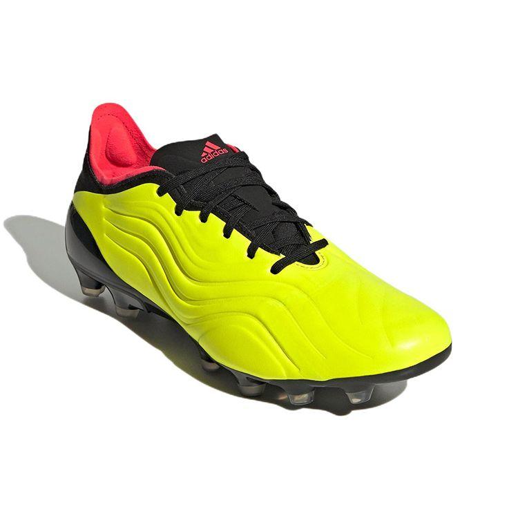 Adidas Copa Sense.1 Round Toe Lace-Up AG HG Artificial Grass Kangaroo Leather Shock Absorbing Lightweight Soccer Shoes Men Soccer Shoes Green HP2931