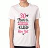 25 Years Later Unisex Cotton T Shirt,Premium Cotton Graphic,Durable,Casual Fashion. Featuring A Fun 25 Years Later Print, Perfect For Celebrations And