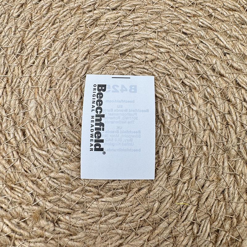 Tearable Washable Woven Clothing Neck Labels for Home Textile and Bedding
