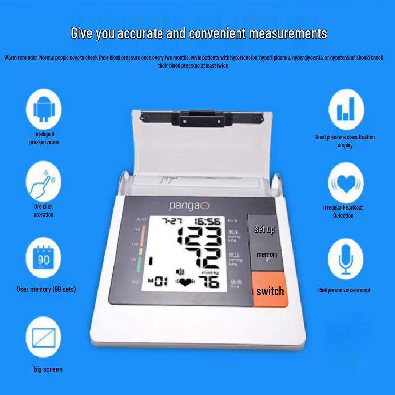 Pangao Smart Electronic Blood Pressure Monitor PG-800B31