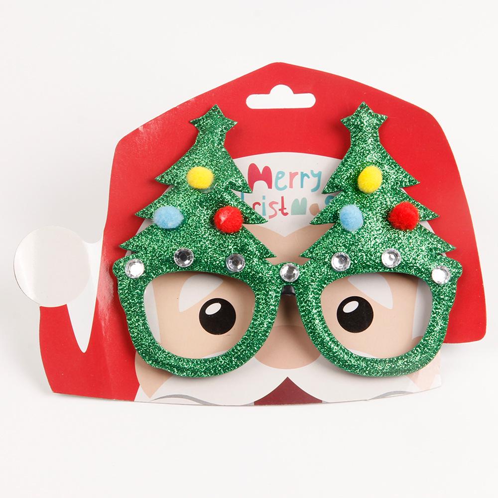Weihnachts-Maskerade-Brillengestelle - Festliche Baum- & Geweih-Designs für Verkleidungspartys für Erwachsene & Kinder