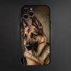 Beauty German Shepherd Dog Phone Case For iPhone 16,15,14,13,12,11 Plus,Pro Max, Soft Silicone Black Cover
