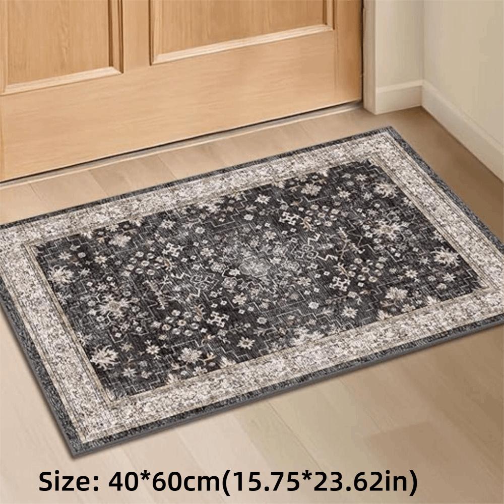 Non-Slip Small Rugs Washable Kitchen Bathroom Door Mat Entryway Rug  for Indoor Entrance