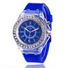 Student transparent electronic watch male and female neutral trend quartz luminous waterproof sports watch silicone watch