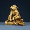 Brass Monkey Ornament Craft Business Office Living Room Home Decoration Display Opening Gift
