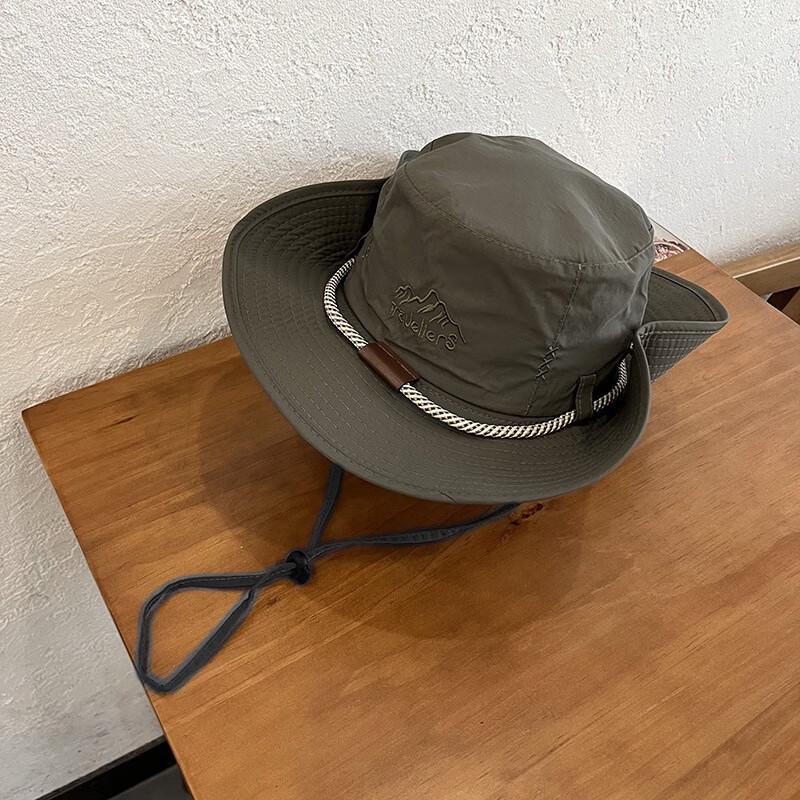 Unisex Quick-Dry Outdoor Wide-Brim Sun Hat