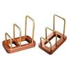 Rangement Espace Efficace en Bois pour Couvercles de Cuisine Support de Rangement pour Assiettes Poêles Planches à Découper Support de Planche à Découper
